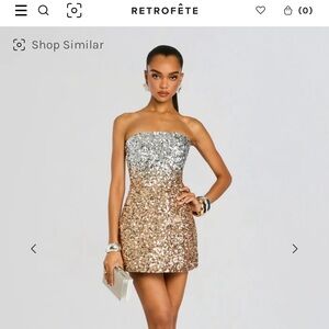 Retrofete KAMERON EMBELLISHED DRESS
